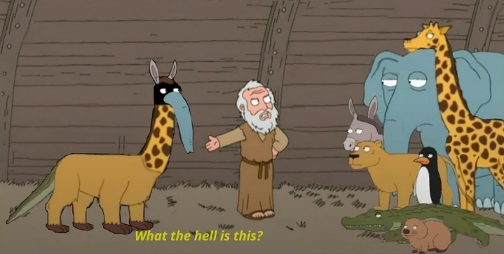 Noah Arc animals Blank Meme Template
