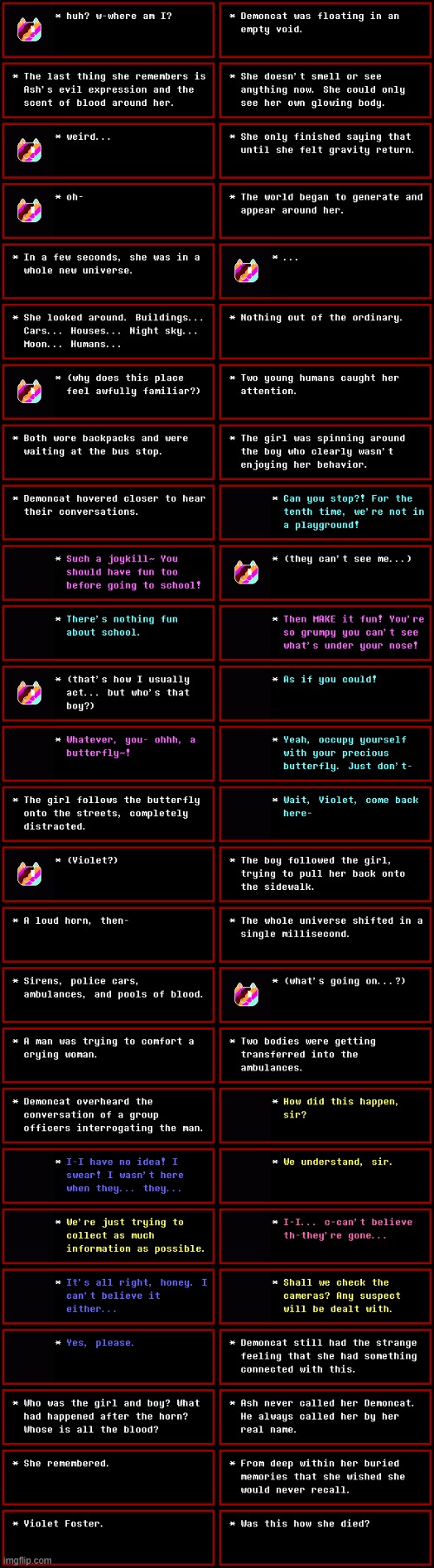 A dream. (Chapter 32, Day [?]) | image tagged in undertale,understream,textbox,chapters,chapter,lore | made w/ Imgflip meme maker