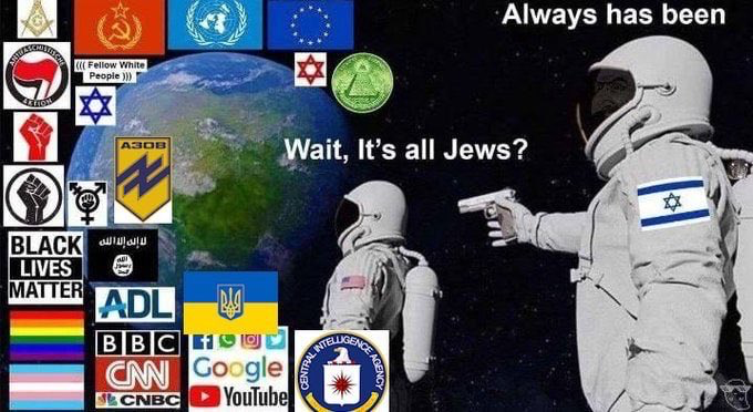 Always has been jews Blank Meme Template