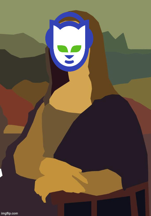 Lisa Napster | image tagged in lease,napster,music | made w/ Imgflip meme maker