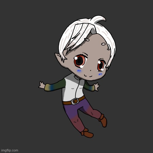 Oh yeah I forgor, Xander and Rea had another kid before Shiv’s immortal story, his name’s Gojiro | image tagged in gojiro by pearlfan23 | made w/ Imgflip meme maker