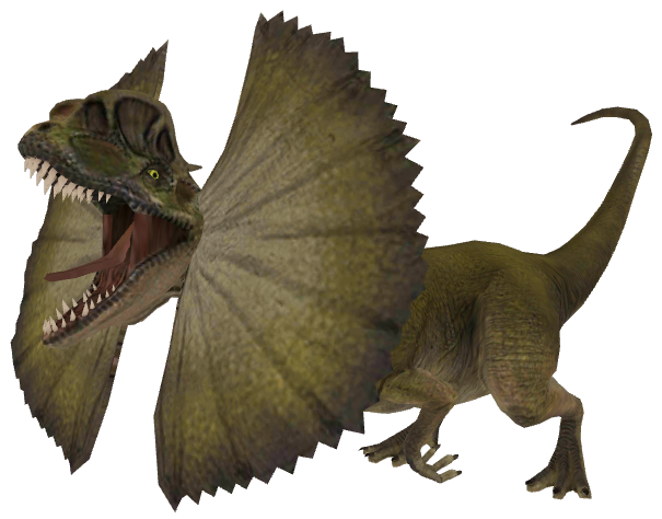 Dilophosaurus 6 (Classic Design) Blank Meme Template