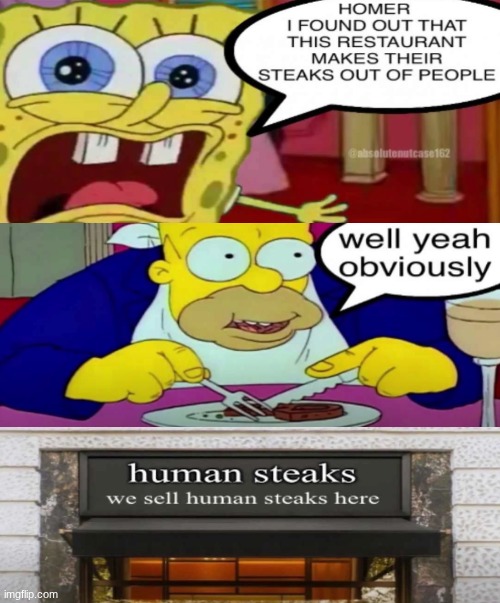 Human Steaks.mp3 | made w/ Imgflip meme maker