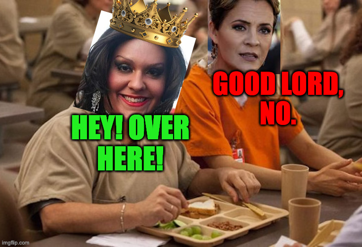 HEY! OVER
HERE! GOOD LORD,
NO. | made w/ Imgflip meme maker