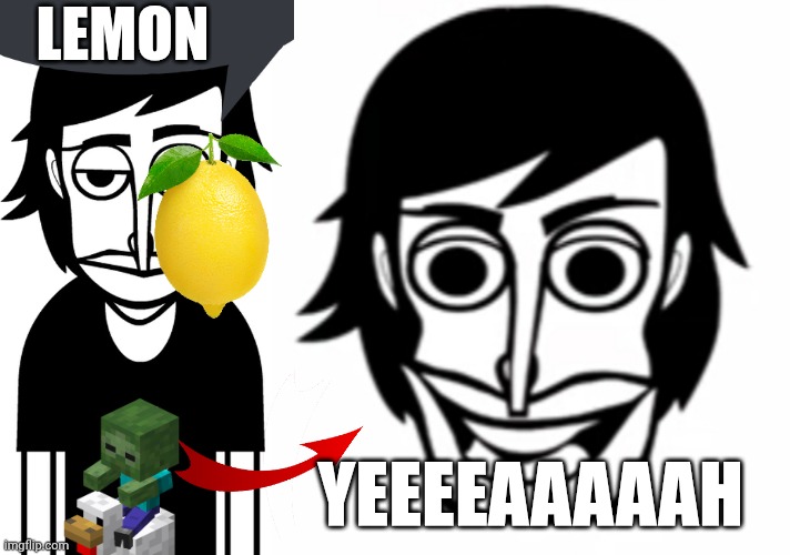 Recreation of a meme I saw | LEMON; YEEEEAAAAAH | image tagged in incredibox polo,down bad polo,incredibox polo sus,lemon,lemons,recreation | made w/ Imgflip meme maker