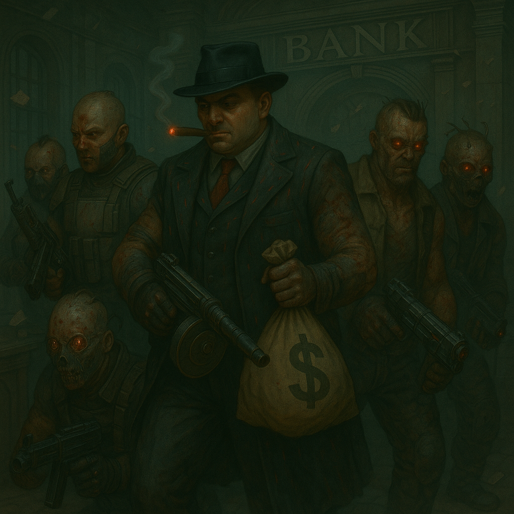 Capone and maelstrom rob banks Blank Meme Template