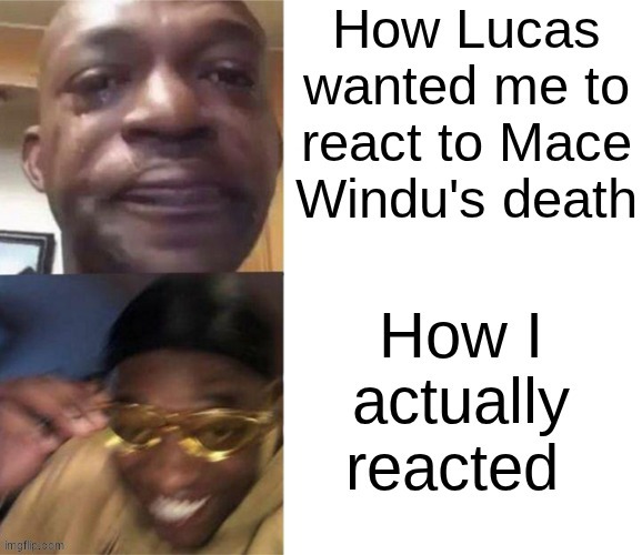 He's kind of a jerk y'know? | image tagged in mace windu | made w/ Imgflip meme maker
