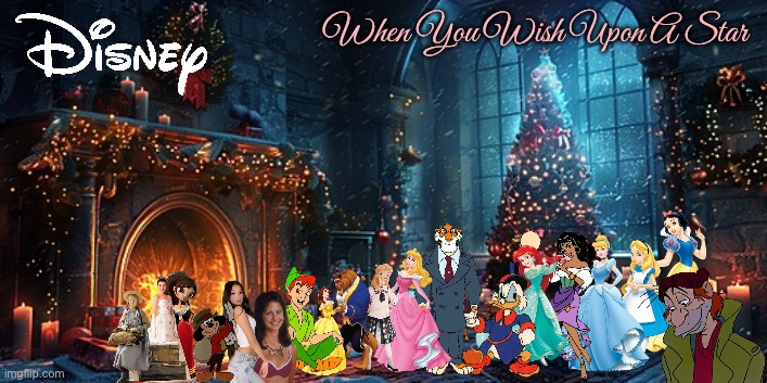 Disney - When You Wish Upon A Star | When You Wish Upon A Star | image tagged in disney,merry christmas,peter pan,cinderella,the little mermaid,ducktales | made w/ Imgflip meme maker