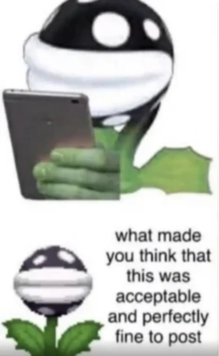 Shitpost status Blank Meme Template