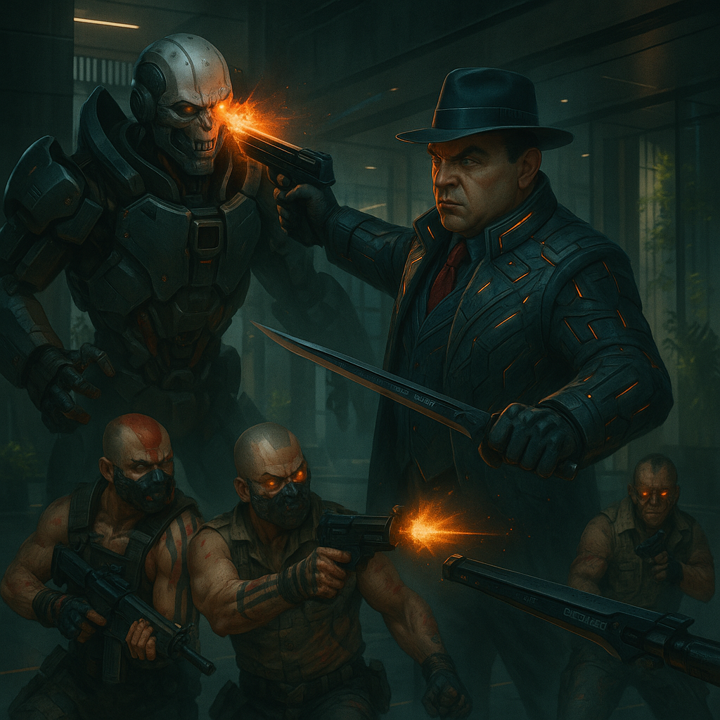 Cyberpunk capone Blank Meme Template