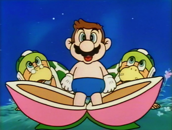 Mario's Birth Blank Meme Template