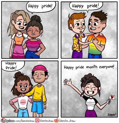 Happy Pride Month to all LGBT+ users on Imgflip! :) | image tagged in pride month,happy pride month,lgbt,lgbtq | made w/ Imgflip meme maker