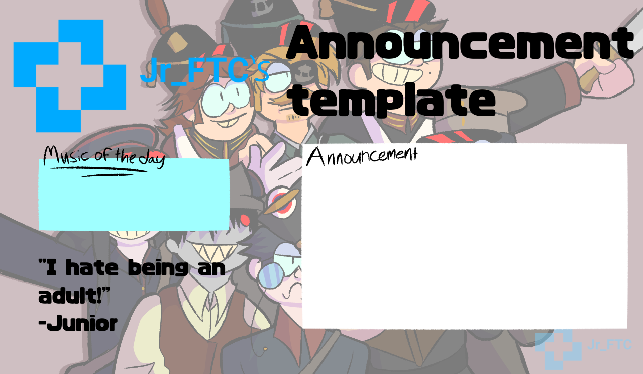 High Quality FTC announcement template 4.0 Blank Meme Template