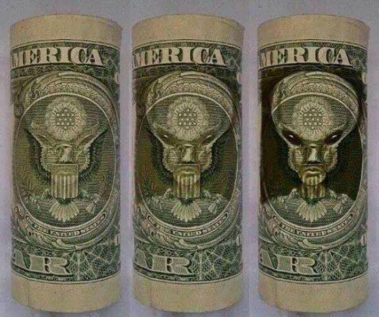 Alien money Blank Meme Template