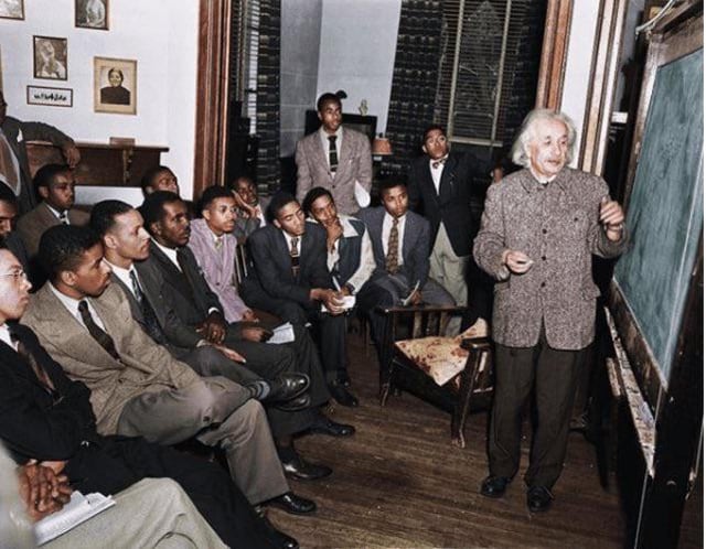 Einstein Explaining Blank Meme Template