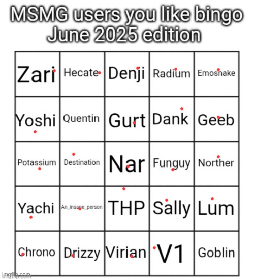 I miss her. | image tagged in msmg users you like bingo june 2025 edition | made w/ Imgflip meme maker