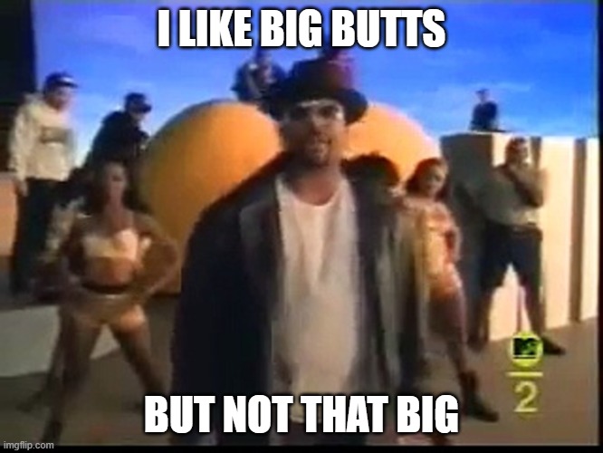 I like big but and I cannot lie | I LIKE BIG BUTTS BUT NOT THAT BIG | image tagged in i like big but and i cannot lie | made w/ Imgflip meme maker