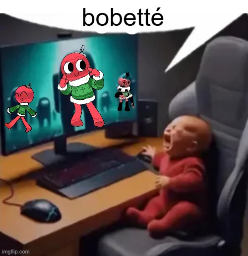 bobette.mp3 | bobetté | image tagged in anogos,bobette,dandy's world | made w/ Imgflip meme maker