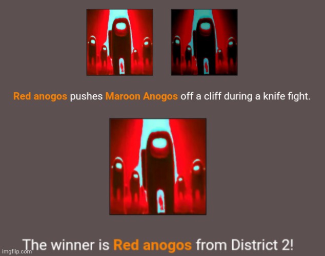 And that settles it, GG RED ANOGOS | made w/ Imgflip meme maker