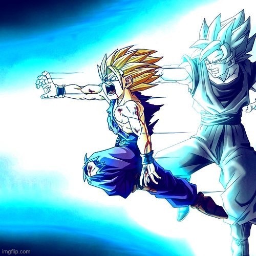 Father son kamekameha | image tagged in father son kamekameha | made w/ Imgflip meme maker