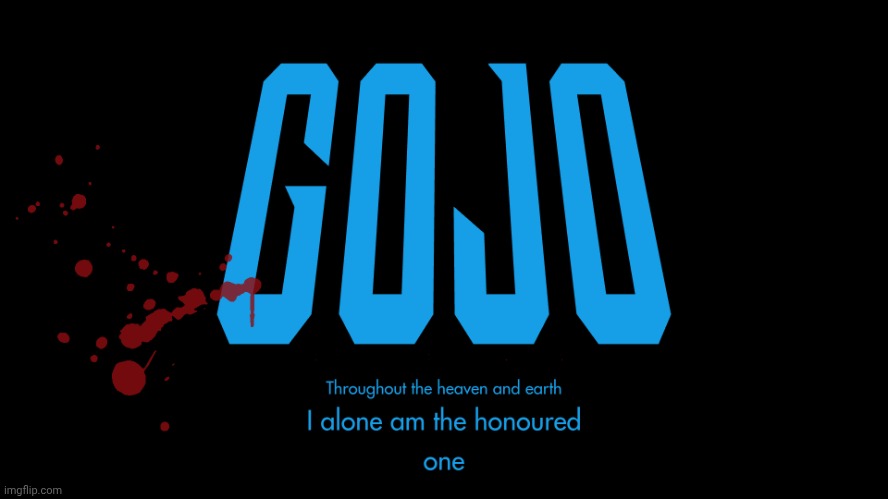 Gojo invincible title card | image tagged in gojo invincible title card | made w/ Imgflip meme maker