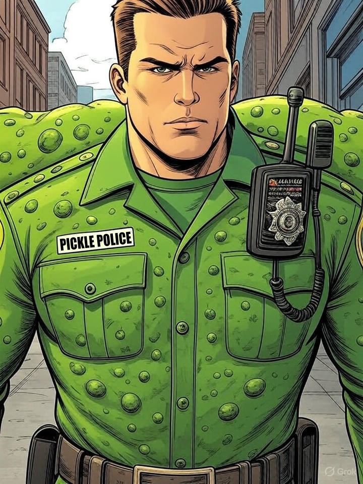 Pickle Police Blank Meme Template