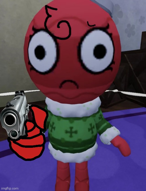 Feel Free To Use This as a Template! | image tagged in bobette,bobette with a gun real | made w/ Imgflip meme maker
