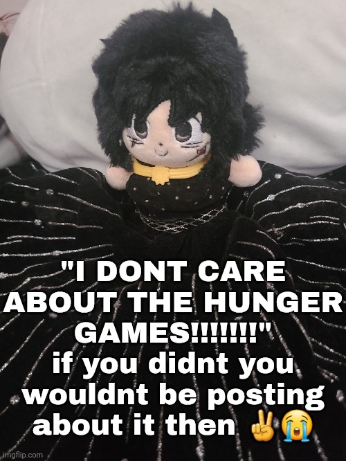 me if u even care,,,,,,, | "I DONT CARE ABOUT THE HUNGER GAMES!!!!!!!" if you didnt you wouldnt be posting about it then ✌️😭 | image tagged in me if u even care | made w/ Imgflip meme maker