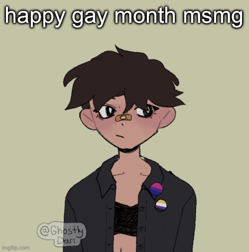 Neko picrew | happy gay month msmg | image tagged in neko picrew | made w/ Imgflip meme maker