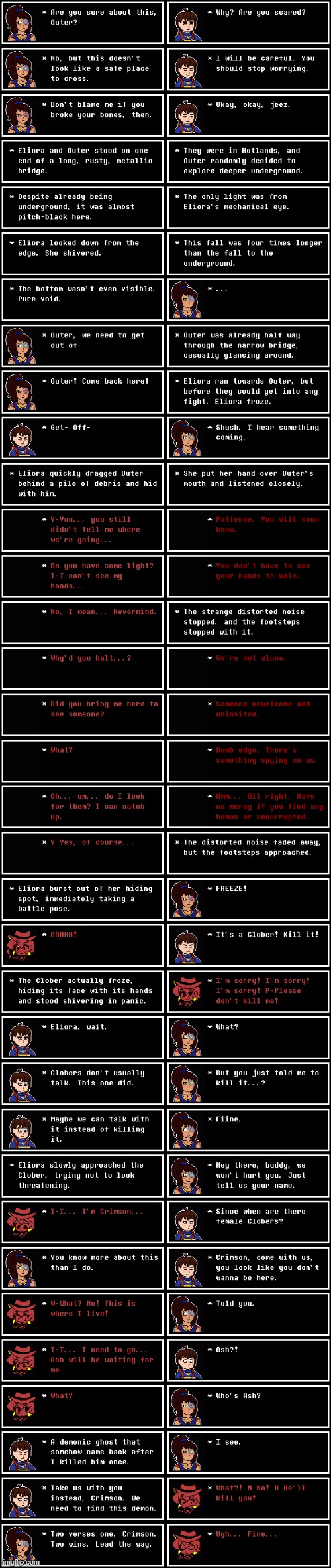 Accidental purpose. (Chapter 33, Day 7) | image tagged in undertale,understream,chapters,chapter,textbox,corruption | made w/ Imgflip meme maker
