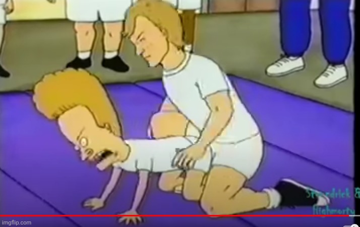 Beavis vs. Horny guy | image tagged in beavis vs horny guy | made w/ Imgflip meme maker