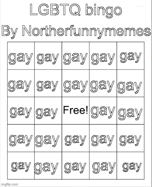 I'm not a big fan of pride month, but here's a related bingo anyway | image tagged in lgbtq bingo by norther | made w/ Imgflip meme maker