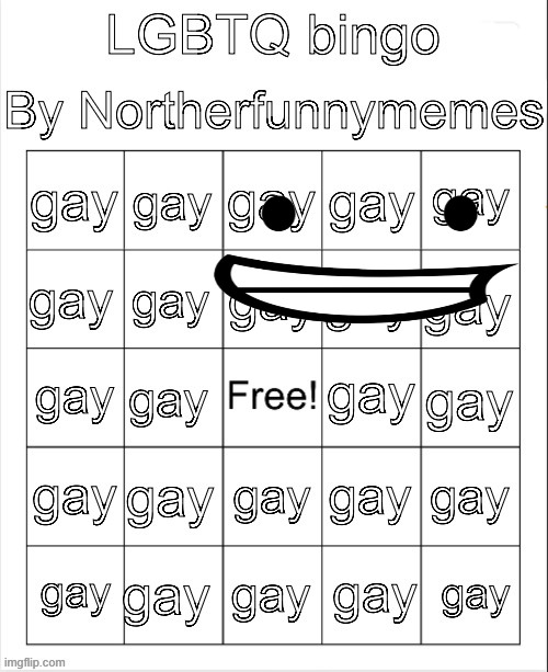 im naming it pen island no spaces all caps | image tagged in lgbtq bingo by norther | made w/ Imgflip meme maker