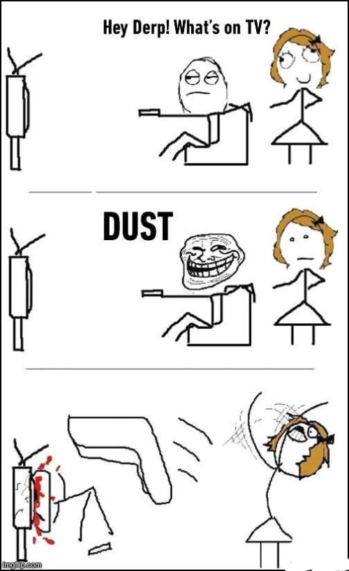 Now There’s Blood | image tagged in rage comics | made w/ Imgflip meme maker
