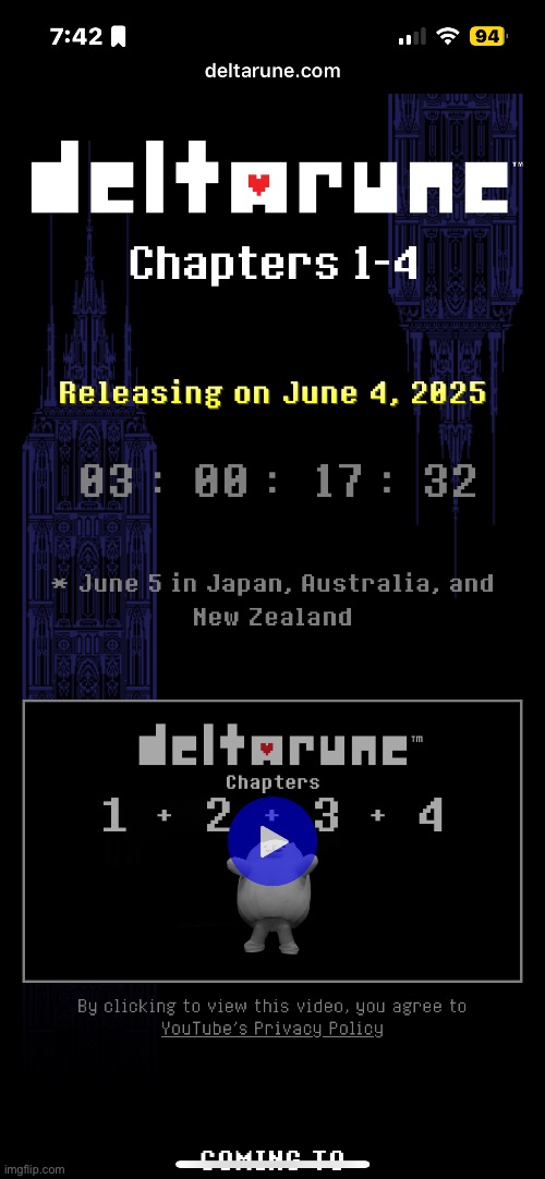 Deltarune tomorrow… | image tagged in deltarune,tomorrow,sans of topic | made w/ Imgflip meme maker