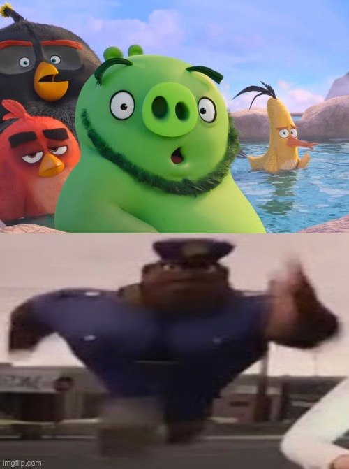 FLINT LOCKWOOD!!!! | image tagged in angry birds,flint lockwood,officer earl running,incoming call,running | made w/ Imgflip meme maker