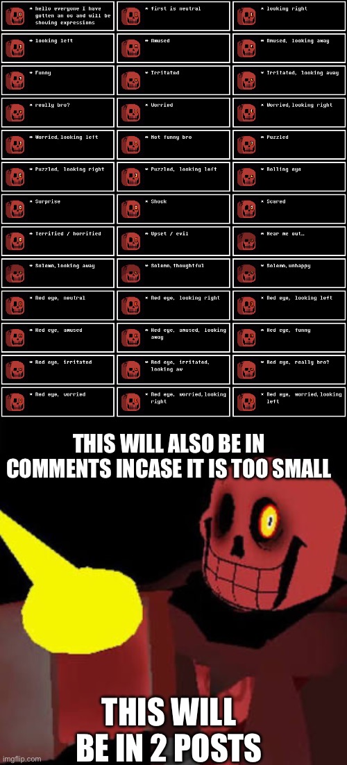 I have an oc :D (credit to InteractionSystem) | THIS WILL ALSO BE IN COMMENTS INCASE IT IS TOO SMALL; THIS WILL BE IN 2 POSTS | image tagged in undertale papyrus,original character | made w/ Imgflip meme maker