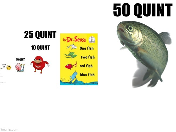 More and more big | 50 QUINT | image tagged in imgflip humor | made w/ Imgflip meme maker