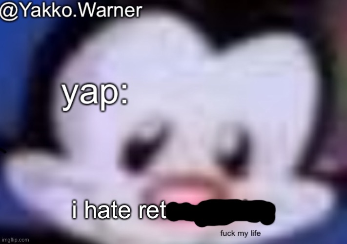 yappo i mean yakko.warner template | i hate retro gaming | image tagged in yappo i mean yakko warner template | made w/ Imgflip meme maker