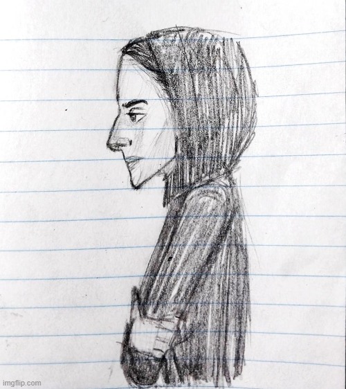 Muslim Girl | image tagged in hijab,drawings,sketch,muslim | made w/ Imgflip meme maker