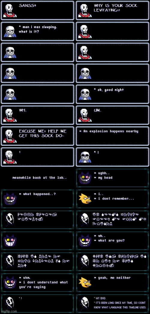 Chapter 1 episode 2: the man from the 6 souls. | made w/ Imgflip meme maker