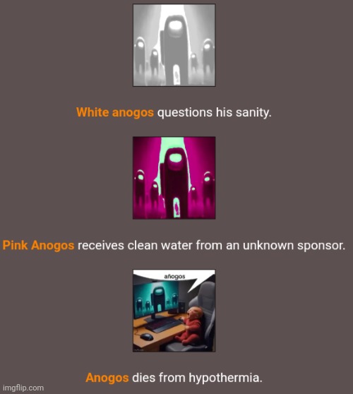 ANOGOS NOOOOOOOOOO | made w/ Imgflip meme maker