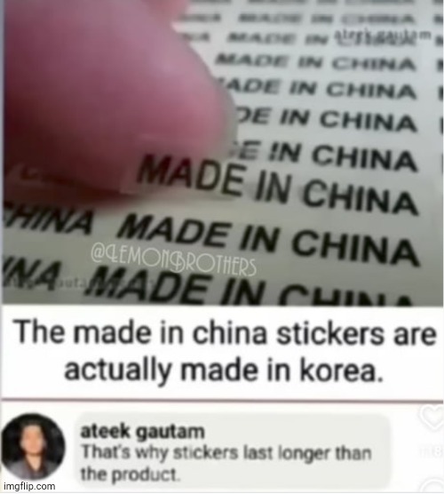 The covid 19 was made in china so the sticker should last long to 2024 | image tagged in funny,memes,roasted,made in china,damn | made w/ Imgflip meme maker