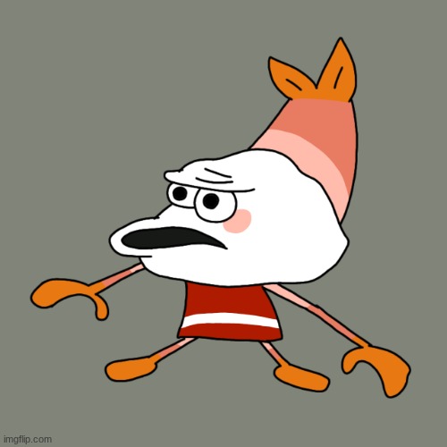 Shrimpar (Original Artist: RockPaperScissorsGal) | made w/ Imgflip meme maker