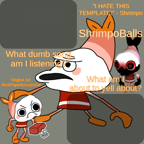 ShrimpoBalls Announcement Blank Meme Template