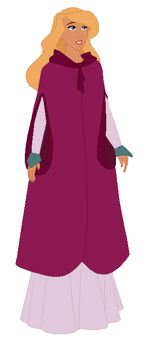 Princess Odette Wearing Cloak Cape Meme Template