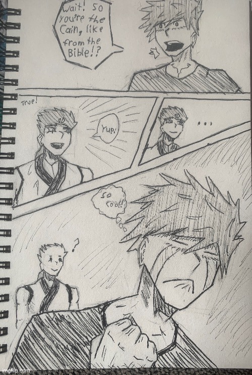 Ryou meeting Cain | made w/ Imgflip meme maker