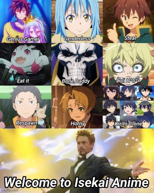image tagged in isekai | made w/ Imgflip meme maker