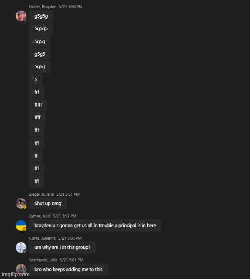 thats bassically the end of the constant drama here i just got added here plus i pranked all these people by name doxxing them | image tagged in lol | made w/ Imgflip meme maker