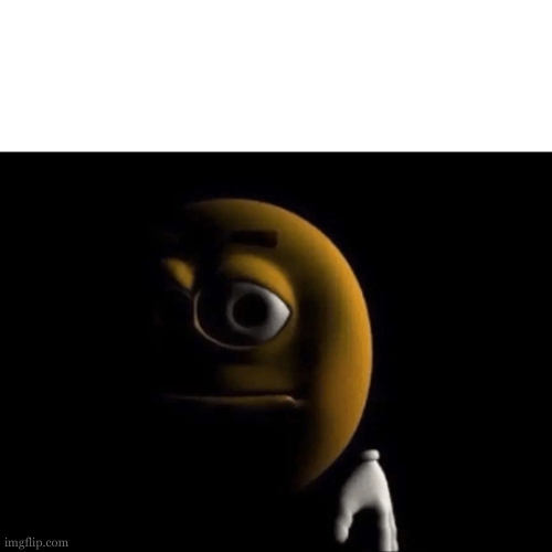 image tagged in dark emoji stare | made w/ Imgflip meme maker